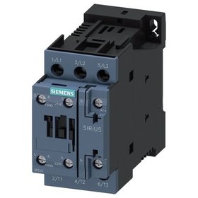 SIEMENS - Leistungsschütz 11kW 3S 24VDC 25A 1S+1Ö/Hilf REG geeignet für Reiheneinbau