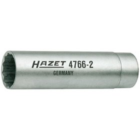 HAZET - Zündkerzen-Schlüssel 4766-2, 3/8" x 64mm Doppel-Sechskant 14mm