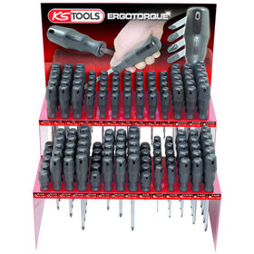 KSTOOLS® - ERGOTORQUE Schraubendreher-Display, 136-teilig