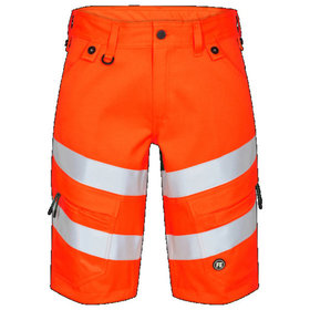 Engel - Safety Shorts 6546-314, Warnorange/Grün, Größe 56