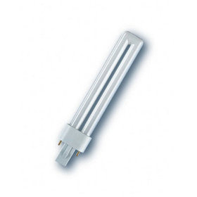 OSRAM - Leuchtstofflampe DULUX S, G23, 11 W / 830, Warm White