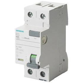 SIEMENS - FI-Schutzschalter A 2p 230V 25A 0,03A 2TE REG DIN-Schiene(REG) 10kA 1kA/stoß