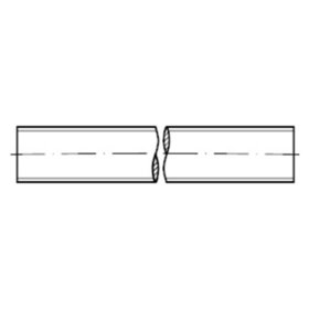 Gewindestange DIN 976 Form A Edelstahl A2 M3 x 1000mm