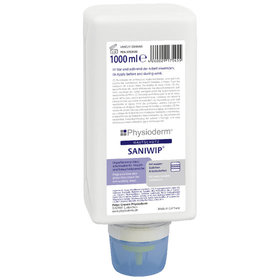 Physioderm® - SANIWIP® Hautschutzcreme parfümfr. gegen wasserlösliche Stoffe, 1L Varioflasche