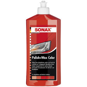 SONAX® - Polish + Wax Color rot 500 ml