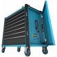 HAZET - Werkstattwagen Assistent 179NXXL-8D/3, Schubladen, flach: 7 x 81 x 870 x 522mm, Schubladen, hoch: 1 x 166 x 870 x 522mm