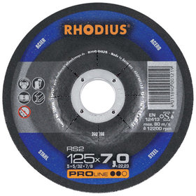 RHODIUS - Schleifscheibe 125x6,0x22,23mm