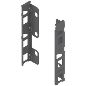 Blum - LEGRABOX Holzrückwandhalter, Höhe K (144 mm), links/rechts, oriongrau matt