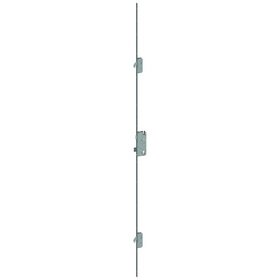 WINKHAUS - Mehrfachverriegelung hookLock M F2062,ein-/zweiflügelig, Typ M2,PZ gelocht 92/8, DM 40, Flachstulp 20 x2105, silberfarbig,DH 1050,Türvariante niedrig