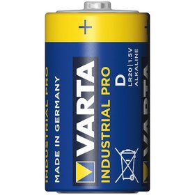 VARTA® - Batterie Mono D/AM1 Industrial Pro 1,5V LR20 AL-MN 16500mAh ø34,2x61,5mm