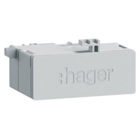 hager - Modular-Buchse Cat5E RJ45 Feldkonf rnd ws geeignet für Massivleiter