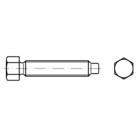 Sechskantschraube mit Zapfen DIN 561 Form A Stahl 22H/8.8 zn M20 x 100mm