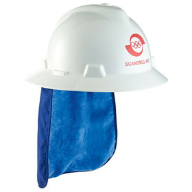 ergodyne - Nackenschutz für Schutzhelm mit Kühltuch Chill-Its 6717CT, blau