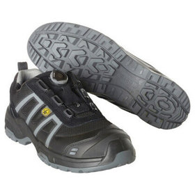 MASCOT® - Sicherheitshalbschuh Schwarz/Hellanthrazit F0125-773-09118, Weite 10, Größe 45