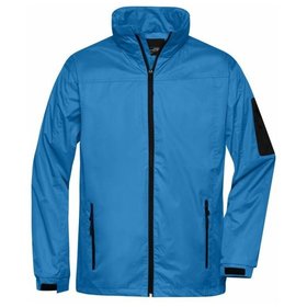 James & Nicholson - Herren Wind Breaker JN1041, königs-blau/schwarz, Größe M