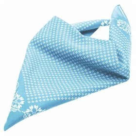 James & Nicholson - Trachten Bandana MB6400, himmel-blau, Einheitsgröße