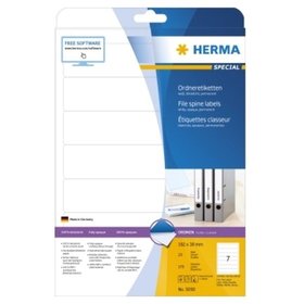 HERMA - Ordneretikett 5090 kurz/schmal sk weiß 175er-Pack