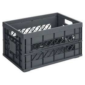 Klappbox, 45 Liter, 58,5x35,5x26,5cm, schwarz, aus Kunststoff