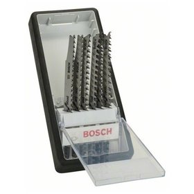Bosch - 6-tlg. Stichsägeblatt-Set Wood, Robust Line, Progressor, T-Schaft (2607010572)