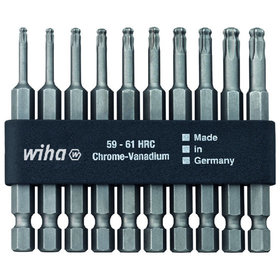 Wiha® - Bit Set 7045BE 9570 mit Kugelkopf für TORX® 6-teilig im Kunststoffhalter