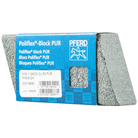 PFERD - Poliflex Schleifblock 30x60x115 mm Bindung PUR SIC60 für Feinschliff und Finish