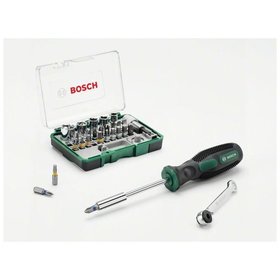 Bosch - 27-teiliges Mini-Ratschen-Set + Handschraubendreher (2607017331)