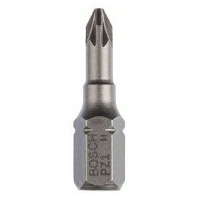 Bosch - Schrauberbit Extra-Hart, PZ 1, 25mm, 10er-Pack (2607001555)