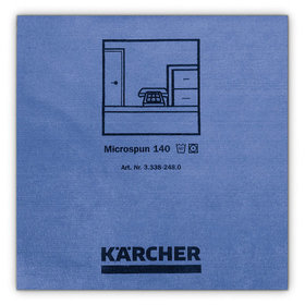 Kärcher - Mikrofasertuch Microspun blau