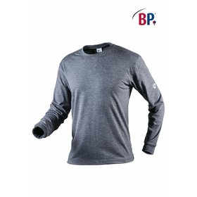 BP® - Langarmshirt 2421 871, blaugrau, Größe M