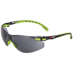 3M™ - Solus™ 1000 Schutzbrille, grün/schwarze Bügel, Scotchgard™ Anti-Fog-/Antikratz-Beschichtung (K&N), graue Scheibe, S1202SGAF-EU, 20 pro Packung