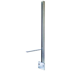 Pitzl® - Balkonsäule BSP, C-Profil 50x40x3 mm, Höhe 1000 mm "CE", zum Andübeln, feuerverzinkt