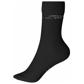 James & Nicholson - Socken Bio-Baumwolle 8032, schwarz, Größe 45-47