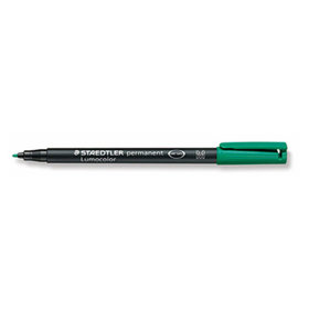 STAEDTLER® - Folienstift Lumocolor 317-5 1mm permanent grün