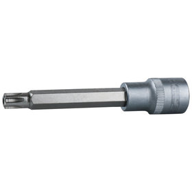 KSTOOLS® - 1/2" Bit-Stecknuss RIBE mit Stirnlochbohrung, lang, M5