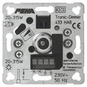 PEHA - Dimmer Dreh/Druckkn 20-315W kapaz UP