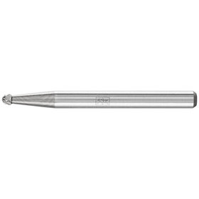 PFERD - Hartmetall Frässtift Kugel KUD Ø 02x1,5 mm Schaft-Ø 3 mm Z3P universal mittel kreuzverzahnt