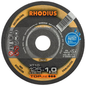 RHODIUS - Trennscheibe XT 10 115x1,0mm gerade