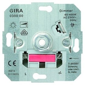 GIRA - Dimmer Drehkn Einsatz 20-200W uni UP