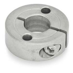 Ganter Norm® - 7062.2-30-B12-NI-A Geschlitzte Edelstahl-Stellringe, mit Flanschbohrungen