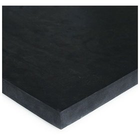 Zellkautschukplatte EPDM 50° Shore, schwarz, Stärke 2mm 1x1m