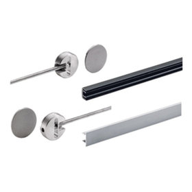 HETTICH - MB-Ausrichtbeschlag, TS 16-25mm, TH max. 2600mm, InnoTech 9117303, ALU silber