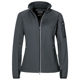 HAKRO - Damen Light-Softshelljacke Sidney 256, anthrazit, Größe S