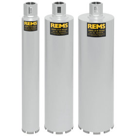 REMS - Universal-Diamant-Kernbohrkrone-LS Set ø62-102-125mm