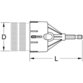 KSTOOLS® - Adapter für Rohr-Entgrater, 50mm