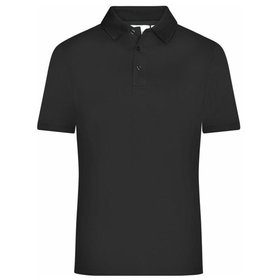 James & Nicholson - Herren Aktiv Poloshirt JN720, schwarz, Größe XXL