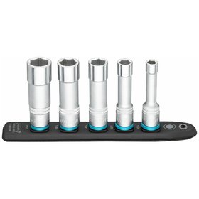 HAZET - SmartRail, Flexible Kunststoff-Steckleiste 900LG-SR/5, Vierkant 12,5mm (1/2"), Außen Sechskant-Tractionsprofil, 10, 13, 17, 19, 22, 5-teilig