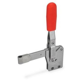 Ganter Norm® - 810.1-75-F-NI Edelstahl-Schnellspanner, Spannhebel vertikal, mit senkrechtem Fuß