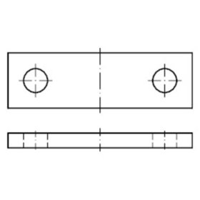 Achshalter für Hebezeuge DIN 15058 Stahl blank 30 100