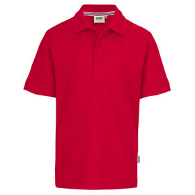 HAKRO - Kinder Poloshirt Classic 400, rot, Größe 152