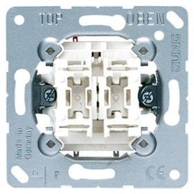 JUNG - Serienschalter-Einsatz UP IP20 2f 10AX